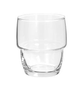 Set 6 vasos de agua de cristal apilables modelo bottom cup 28cl