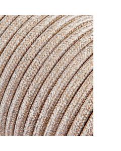 Cable cordon tubular 2x0,75mm beige 5m