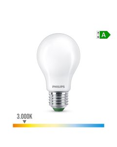 Bombilla ultra efficient led classic 7,3w 1535im e27 3000k, ø6x12,4cm, philips