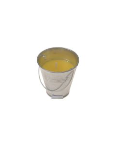 Vela citronela antimosquitos con recipiente metalico 30g ø6,5cm