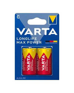 Pila varta long life max power c - lr14 (blister 2 unid.) ø26,2x50mm