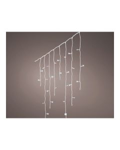 Cortina led icicle lights parpadeante 5,8m 240 leds luz fria