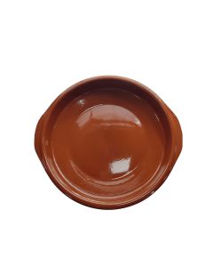 Cazuela clasica de barro con asas ø32 cm