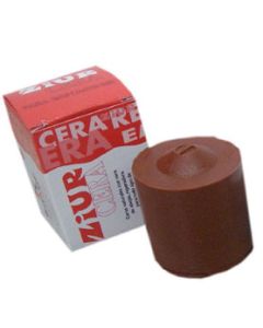 TACO DE CERA ZIUR 70GR.CAOBA