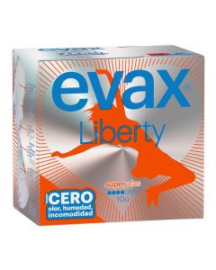 Compresas evax liberty super alas 10