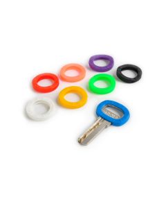 Pack 20 arandelas plastico marcador de llaves (colores surtidos)