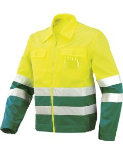 CAZADORA A.V.VERDE/AMARILLO 8546AV T-XXL