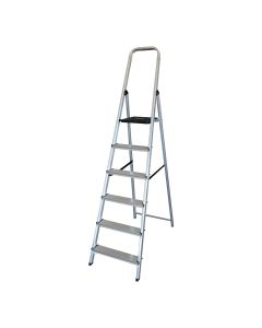 Escalera domestica aluminio 6 peldaños edm