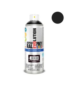 Pintura en spray pintyplus evolution water-based 520cc ral 9005 negro intenso