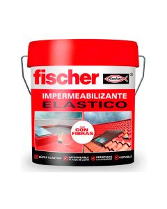 Impermeabilizante 15l rojo con fibras 547152 fischer