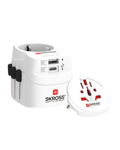 Set 2 multi adaptadores de viaje skross 1302472