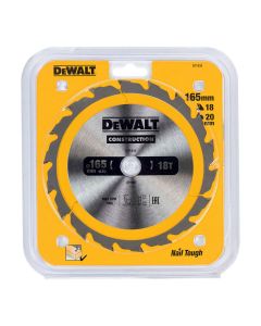 Disco corte ø165x20mm 18t (ac) dt1933-qz dewalt