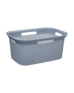 Cesto para la ropa color gris 45l 59x41x27,5cm