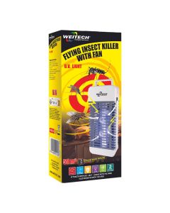 Mata insectos con luz uv y aspirador weitech