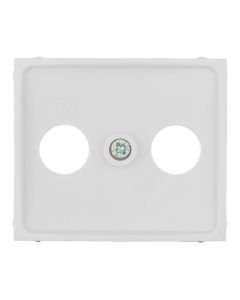 Tapa para toma de señal tv/r color blanco serie europa solera erp47tlv