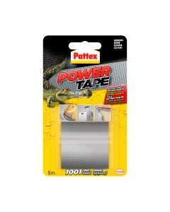 Pattex power tape cinta americana 50cm 5m gris 1659547