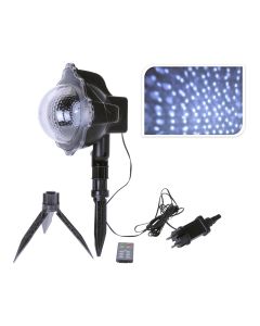 Proyector led efecto caida nieve 17x17x39cm