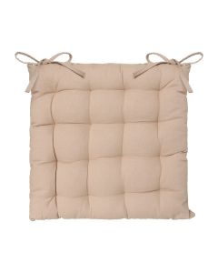 Cojin para silla estilo galleta color beige 38x38cm