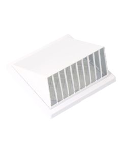 Rejilla ventilación con campana abs ø 100mm 170x170mm blanca