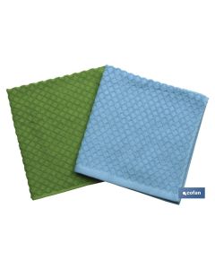 PACK 2 PAÑOS COCINA 50x50 VERDEAZUL COFAN