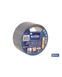 CINTA AMERICANA GRIS 180 MICRAS 50 MM X 10 M COFAN