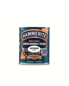 Hammerite esmalte metalico satinado blanco 0.750l 5093743