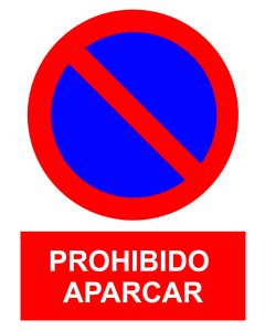 SEÑAL PROHIBIDO APARCAR SP885