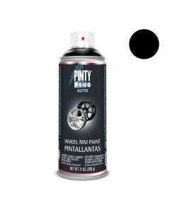 Pintura en spray pintyplus auto 520cc pinta llantas l104 negro