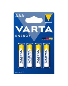 Pila varta aaa - lr03 "energy value pack" (blister 4 unid.) ø10,5x44,5mm