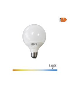 Bombilla globo led ø125x160mm e27 15w 1521lm 6400k luz fria edm