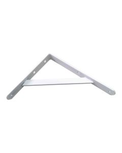 Escuadra de acero blanco fortex 20 x 25 cm edm