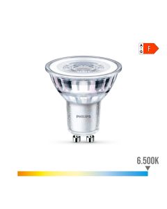 Bombilla gu10 led 4,6w 390lm 6500k luz fria ø5x5,4cm philips