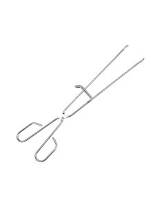 Pinzas para barbacoa de acero inoxidable. con tope 45cm