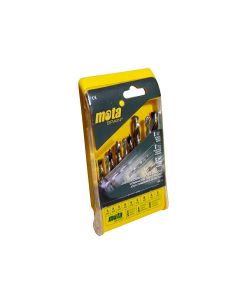 Juego de 9 brocas a.r widia, metal y madera 5/6/8mm mcj9 mota