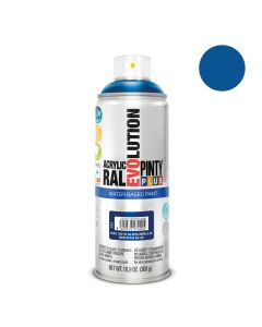 Pintura en spray pintyplus evolution water-based 520cc ral 5010 azul genziana