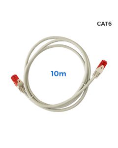 Cable utp cat.6 latiguillo rj45 cobre lszh gris 10m