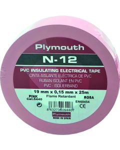 CINTA AISLANTE PVC 6440-25MX19MM ROSA 5G