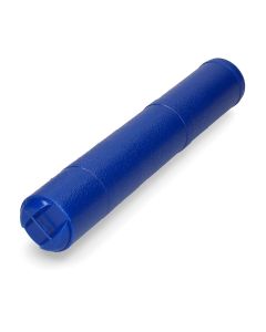 Tubo portaplanos extensible de 40 a 75cm ø65mm color azul