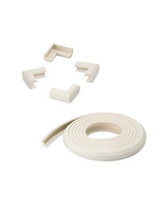 Rollo protector cantos 2m + 4 esquineras blanco 5004-2-001 (blister) inofix