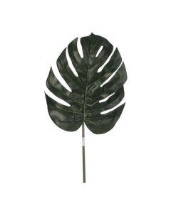 Hoja de monstera color verde 88cm