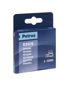 Caja 1200 grapas mod. 530/6mm 77513 petrus