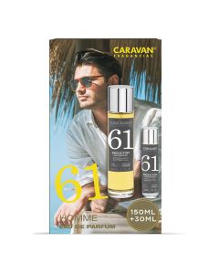 Estuche eau de parfum caravan nº 61, 150 + 30 ml señor