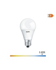 Bombilla standard led e27 10w 932lm 6400k luz fria ø6x10,8cm edm