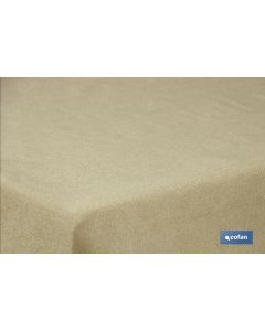 MANTEL ANTIMANCHAS RESINADO CONFECCIONADO 1,40 X1,80 M 50 % ALG 50% POL DORADO COFAN