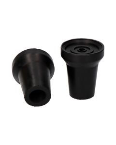 Contera exterior goma para muleta ø19mm negra