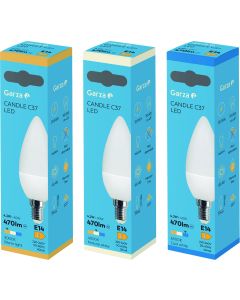 BOMBILLA LED VELA 4,2W E14 470L 3000K