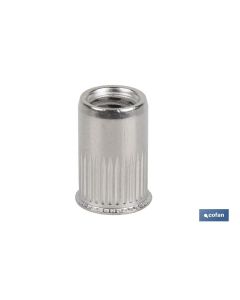 TUERCAS REMACHABLES RANURADAS CABEZA REDUCIDA INOX A-2 M10 COFAN