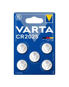 Micropila lithium cr2025 3v varta (blister 5 unid.) ø20,0x2,5mm