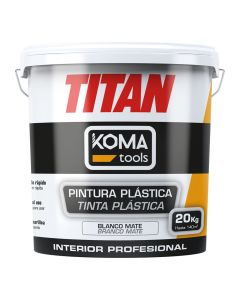 Pintura plástica interior blanca 20 kg