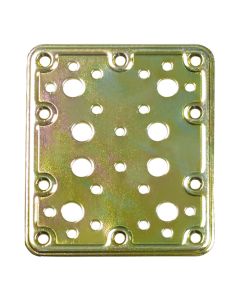 Placa 504-120x100mm acero bicromatado (s) 12126 amig